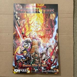 Dungeons & Dragons Infernal Tides 11 x 17 Poster 2019 SDCC IDW